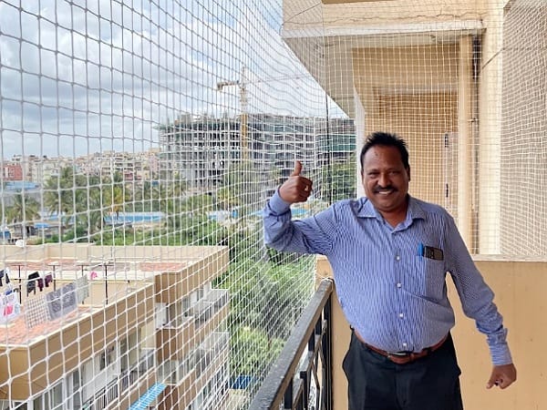 pigeon net balcony happy customer